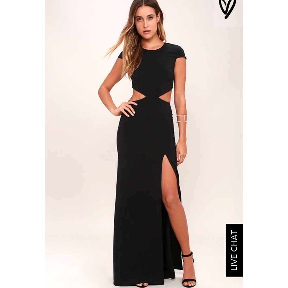 Lulus Black Maxi Dress